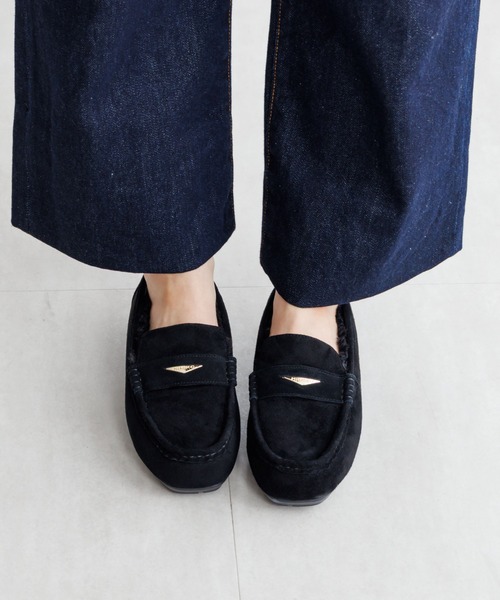 HIMIKO デッキシューズ モカシン 「HIMIKO」「撥水」メタルポイント