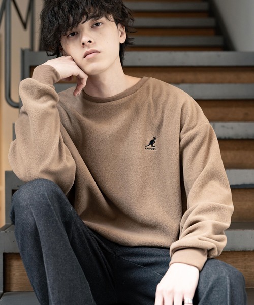 mink kangol コラボ トレーナー スウェット KANGOL（カンゴール） トレーナー スウェット 別注コラボ オーバー