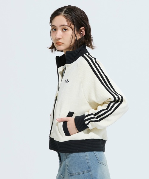 アディカラー クラシックトラックジャケット オフホワイト レディース アディカラー クラシックス ルーズ ファイヤーバード