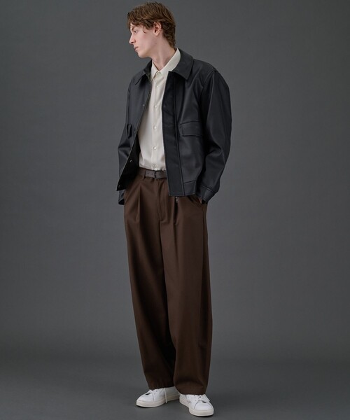 UNITED TOKYO VINTAGE TWILL 2Bジャケット ブラウン UNITED TOKYO（ユナイテッドトウキョウ） セットアップ High twist