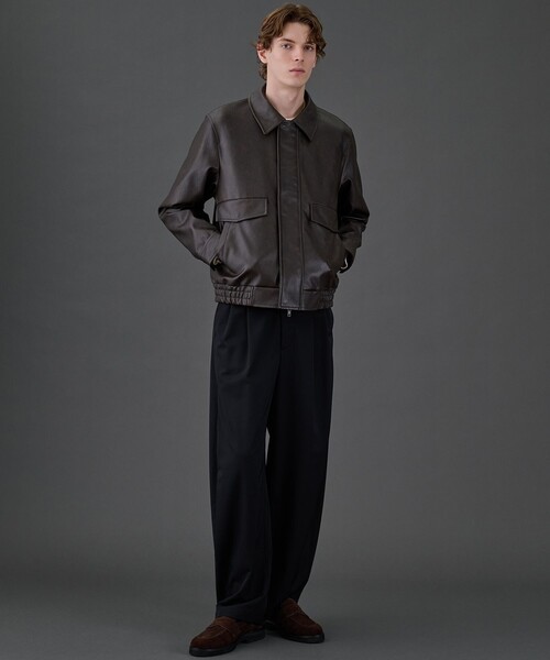 【最終価格】UNITEDTOKYO OLMETEXxLEATHER ブルゾン 最終価格】UNITEDTOKYO OLMETEXxLEATHER ブルゾン UNITED TOKYO