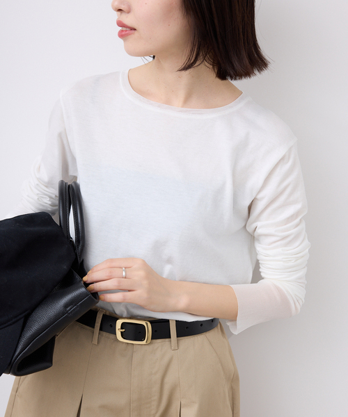 SLOBE IENA（スローブイエナ） tシャツ 「WEB限定/追加3」レイヤード