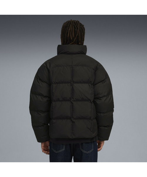 PUMA ブラック ダウンジャケット PUMA（プーマ） ダウンジャケット ダウン メンズ ワードローブ ESS