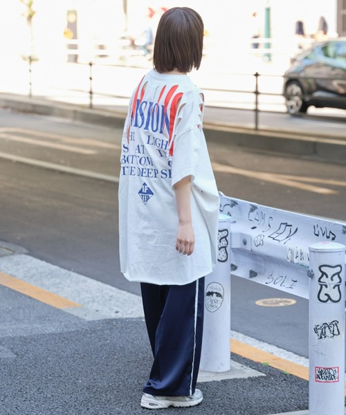「etsinta」 半袖カットソー ONE SIZE ブラック レディース_画像9