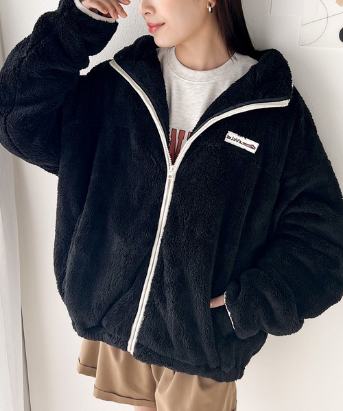 「Java」 ブルゾン LARGE ベージュ レディース_画像4