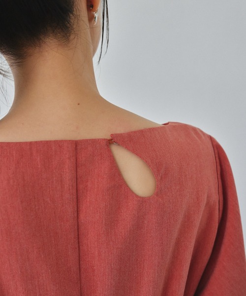 「VANNIE U」 半袖ワンピース FREE グレー レディース_画像4