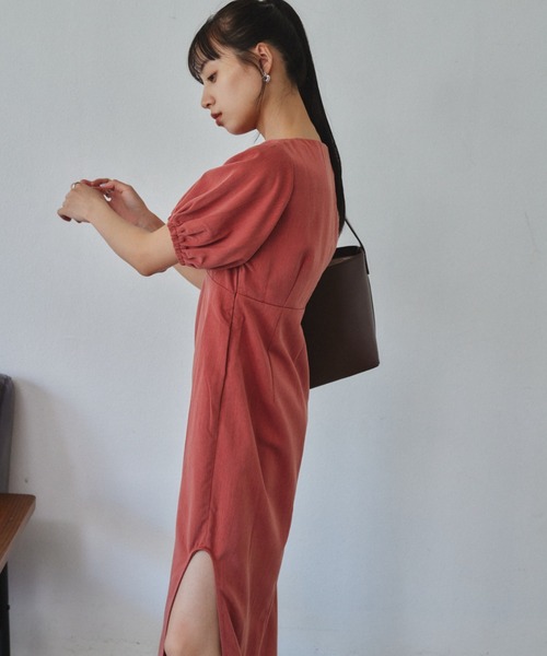 「VANNIE U」 半袖ワンピース FREE グレー レディース_画像5