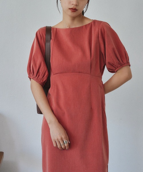 「VANNIE U」 半袖ワンピース FREE グレー レディース_画像9