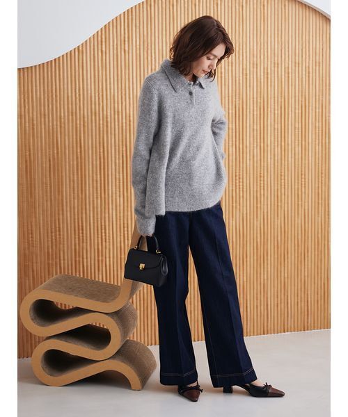 Mila Owen（ミラオーウェン） ジーンズ デニム デニムパンツ パッチ