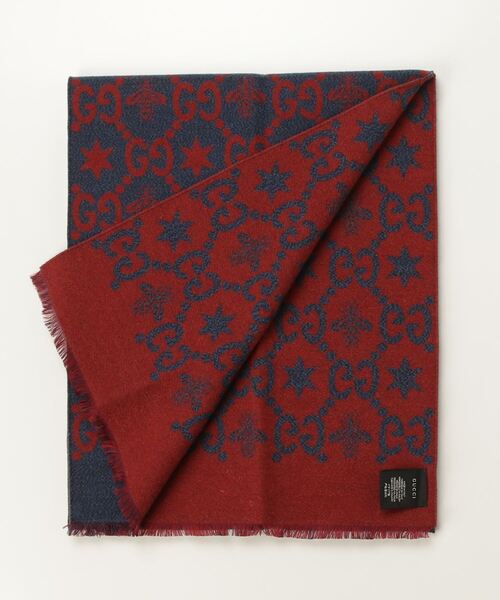 GUCCI（グッチ） ストール - レッド レディース : ZOZOTOWN Yahoo!店