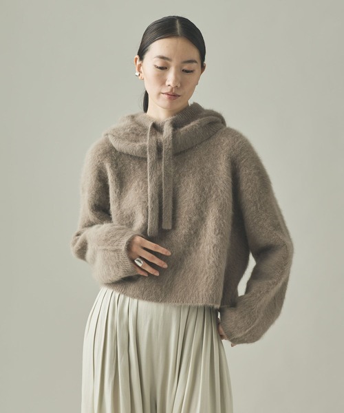 Curensology（カレンソロジー） ニット帽 ニットキャップ /FOXカシミヤ