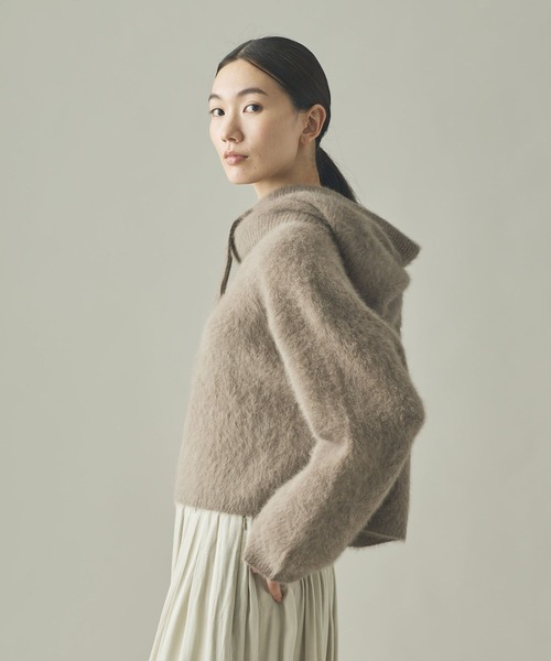 Curensology（カレンソロジー） ニット帽 ニットキャップ /FOXカシミヤ