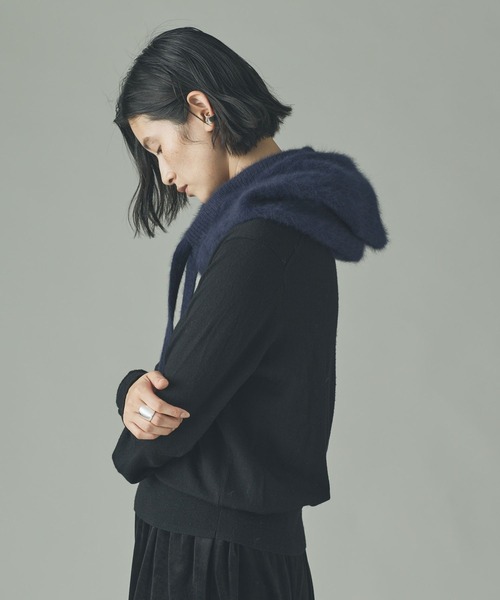 Curensology（カレンソロジー） ニット帽 ニットキャップ /FOXカシミヤ