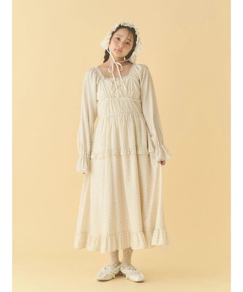merry jenny リボンレースワンピース merry jenny（メリージェニー）の「ribbonレースワンピース