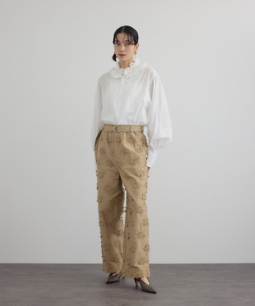 SALON adam et rope'（サロン アダム エ ロペ） パンツ 「crinkle