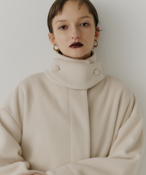 PERNA（ペルナ） ステンカラーコート コート スタンドカラーロング