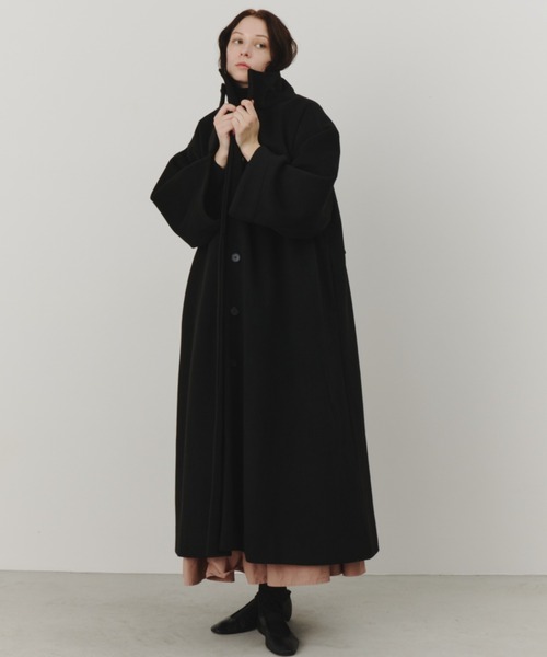 PERNA（ペルナ） ステンカラーコート コート スタンドカラーロング