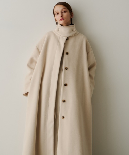 PERNA（ペルナ） ステンカラーコート コート スタンドカラーロング