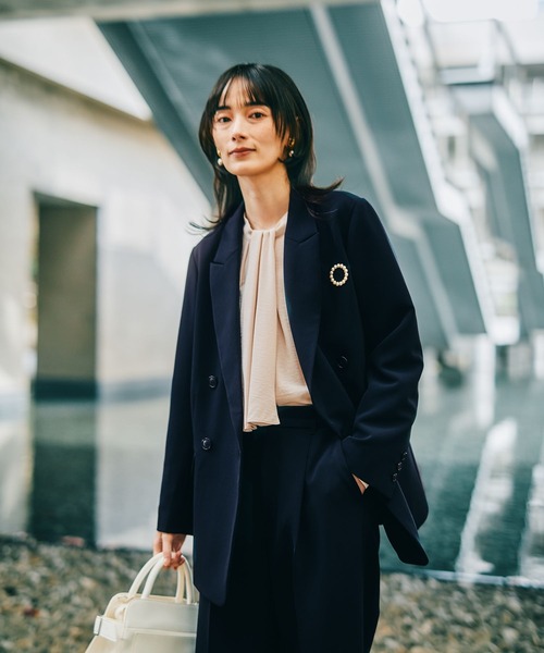 JEANASIS（ジーナシス） テーラードジャケット FREE グレー レディース