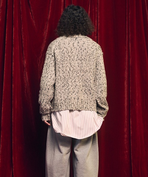 メゾンスペシャル　カーディガン　豹柄　お値下げ MAISON SPECIAL（メゾンスペシャル）の「Shaggy Leopard Knit Cardigan