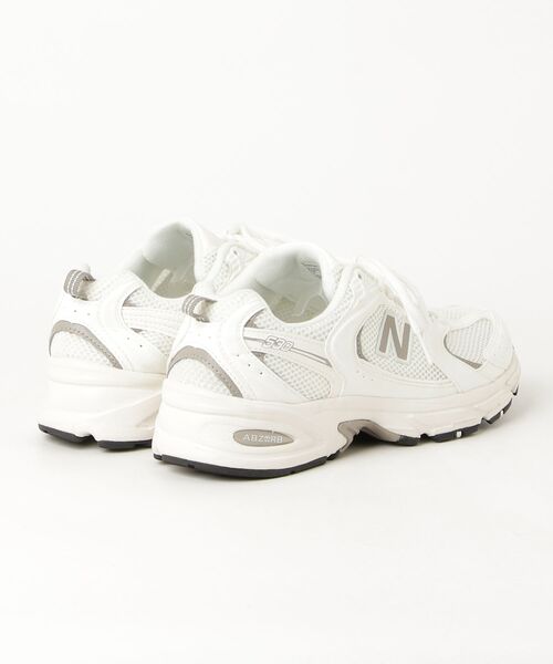 「New Balance」 ローカットスニーカー 25.5cm ホワイト レディース_画像2