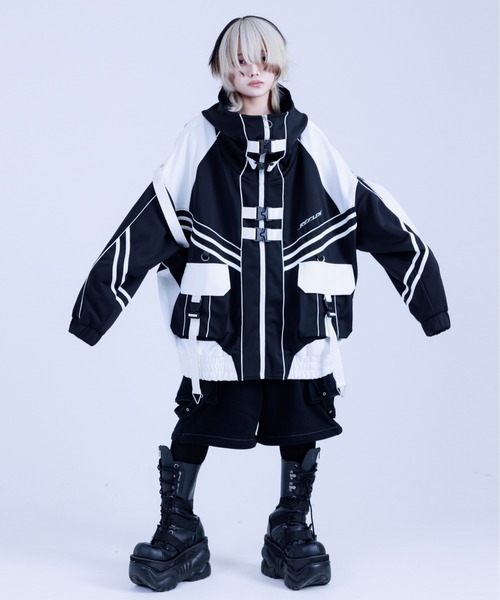 REFLEM（レフレム） ジップアップパーカー FREE ブラック レディース