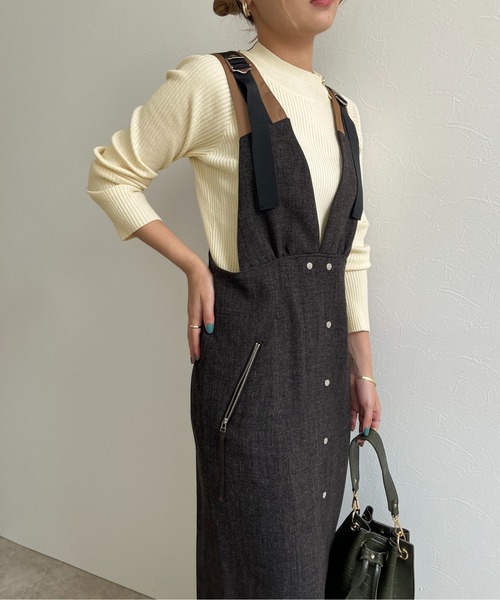 「Eimee Law」 長袖ニット 38 ブラック レディース_画像7