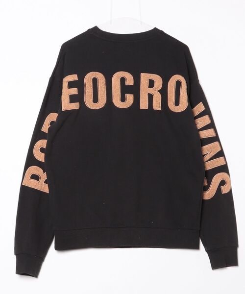 「Rodeo Crowns」 ワンポイントスウェットカットソー L ブラック レディース_画像2