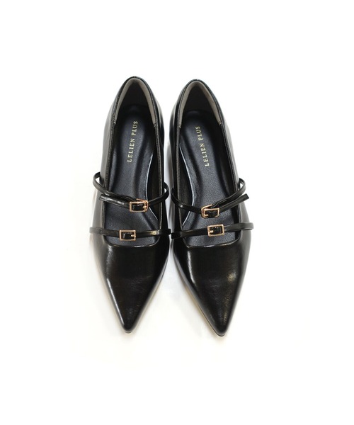「AmiAmi」 「LELIEN PLUS」フラットパンプス LL ブラック レディース_画像7