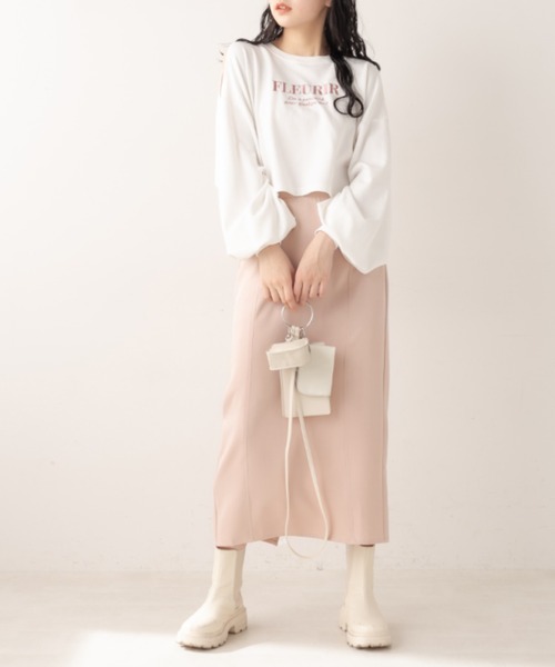 「OLIVE des OLIVE」 タイトスカート FREE ブラック レディース_画像9