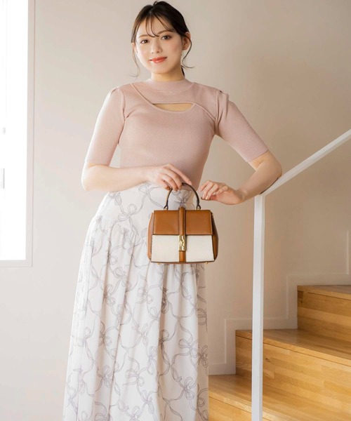 「NOELA」 フレアスカート S ピンク レディース_画像3