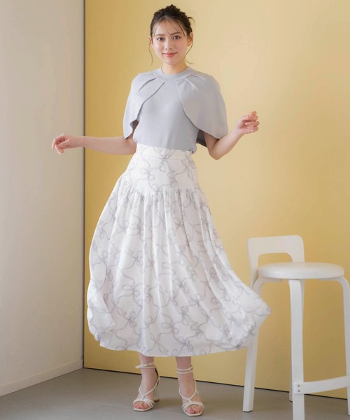 「NOELA」 フレアスカート S ピンク レディース_画像6