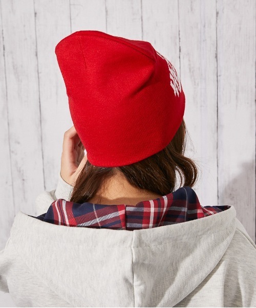 ニット帽 ニットキャップ 「ロゴジャガード×ストリート」厚手ニット