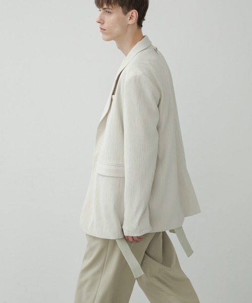 「EKCOOKIES」 テーラードジャケット S ライトグレー レディース_画像8