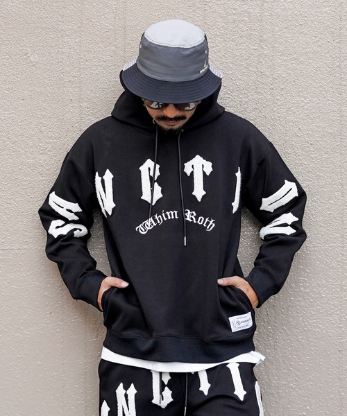 「adamsJUGGLER」 「whim roth」プルオーバーパーカー M グレー メンズ_画像3