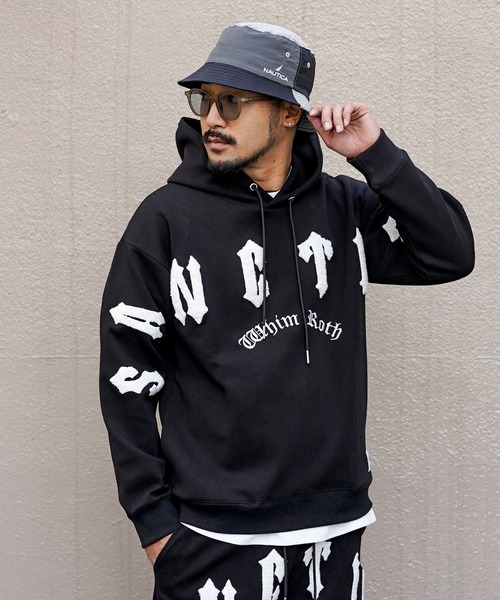 「adamsJUGGLER」 「whim roth」プルオーバーパーカー M グレー メンズ_画像4