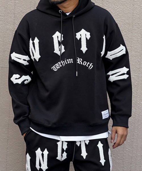 「adamsJUGGLER」 「whim roth」プルオーバーパーカー M グレー メンズ_画像5