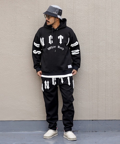 「adamsJUGGLER」 「whim roth」プルオーバーパーカー M グレー メンズ_画像8