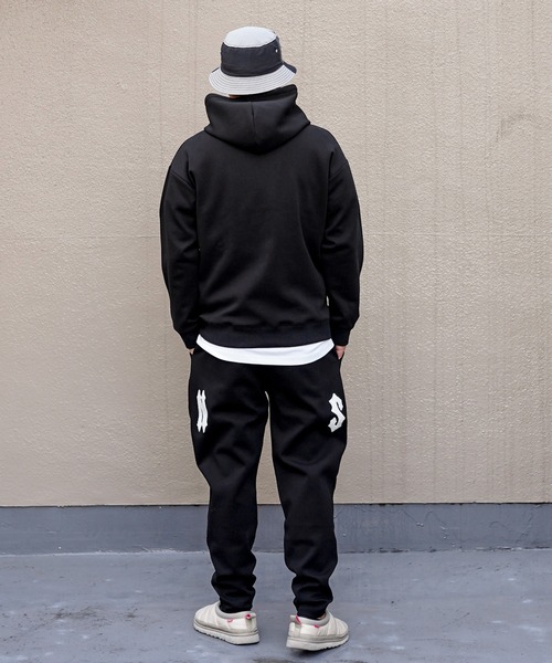 「adamsJUGGLER」 「whim roth」プルオーバーパーカー M グレー メンズ_画像9