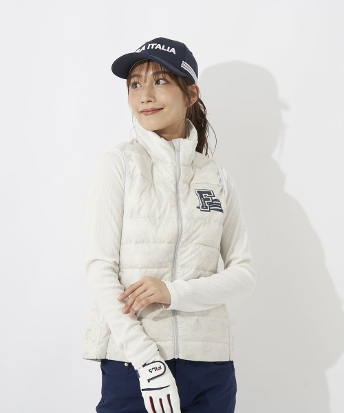 FILA GOLF 「FILA GOLF」 ナイロンベスト M グレー レディース