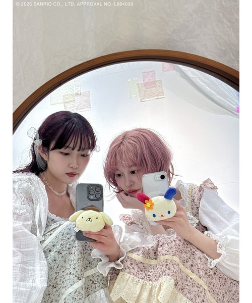 sanrio（サンリオ） もこもこポムポムプリンスマホグリップ : ZOZOTOWN