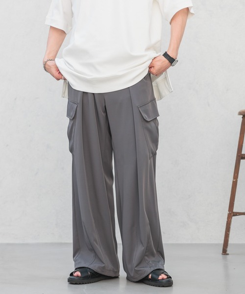 「RAGEBLUE」 カーゴパンツ MEDIUM グレー メンズ_画像3