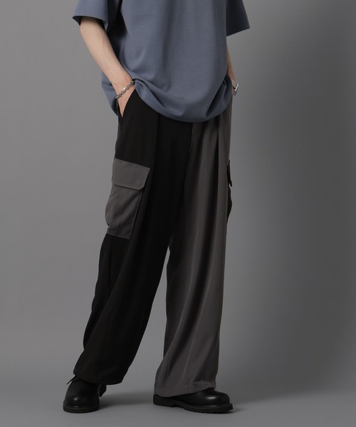 「RAGEBLUE」 カーゴパンツ MEDIUM グレー メンズ_画像8