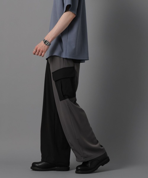 「RAGEBLUE」 カーゴパンツ MEDIUM グレー メンズ_画像9