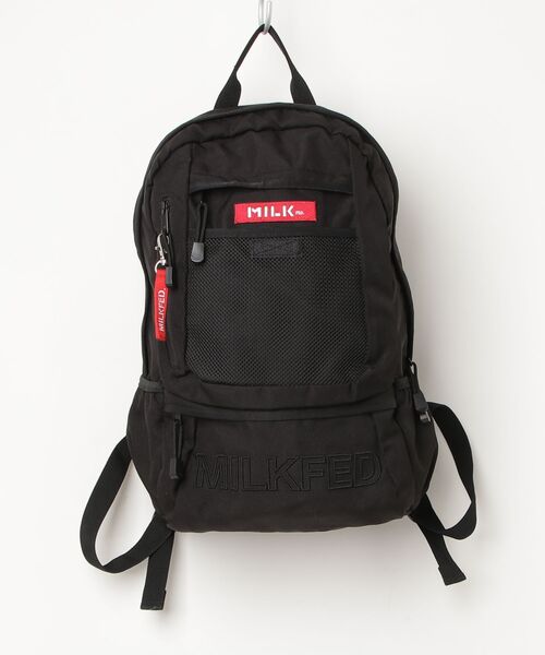 MILKFED. ブラックリュック MILKFED.（ミルクフェド） リュック - ブラック レディース : ZOZOTOWN