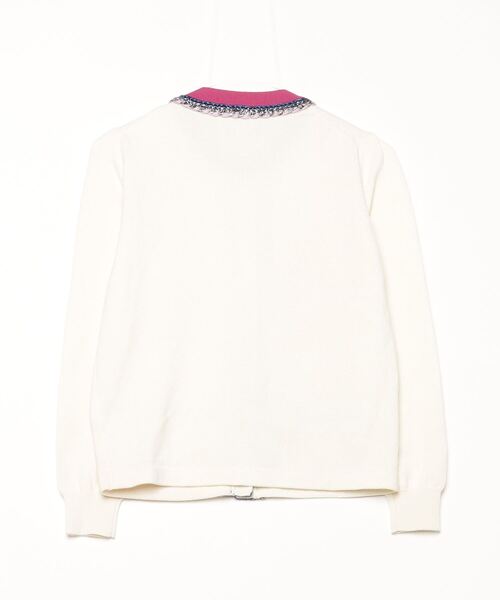 「Chesty」 ニットカーディガン FREE ホワイト レディース_画像2