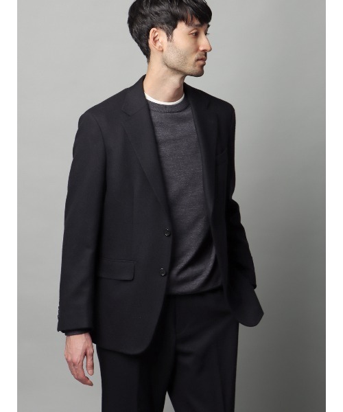 ジャケット テーラードジャケット 尾州 ウールカシミヤブレンド ツイル