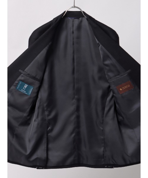 ジャケット テーラードジャケット 尾州 ウールカシミヤブレンド ツイル