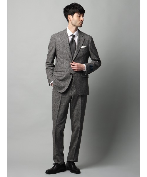 ジャケット テーラードジャケット 尾州 ウールカシミヤブレンド ツイル