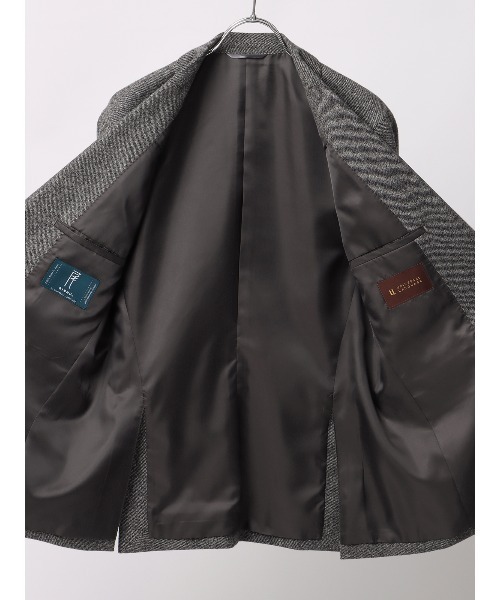 ジャケット テーラードジャケット 尾州 ウールカシミヤブレンド ツイル